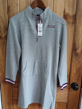 Vineyard Vines Girls Shep Sweatshirt Dress - XL (16)
